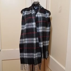 FRASS Cashmink Made in Germany Plaid Men's Scarf